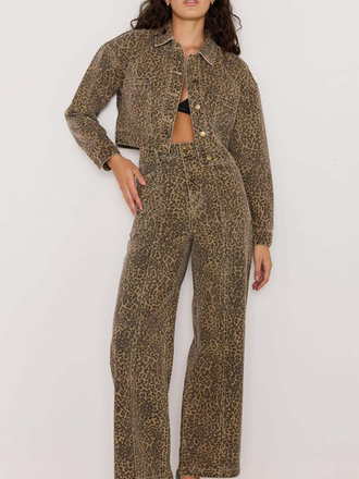 MINKPINK ANOUK PRINT JEANS