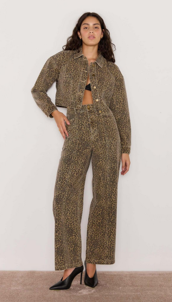 MINKPINK ANOUK PRINT JEANS
