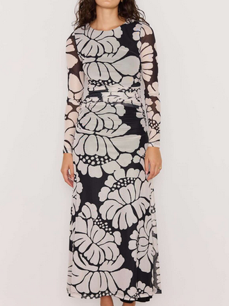 MINKPINK EDEN MESH MAXI DRESS