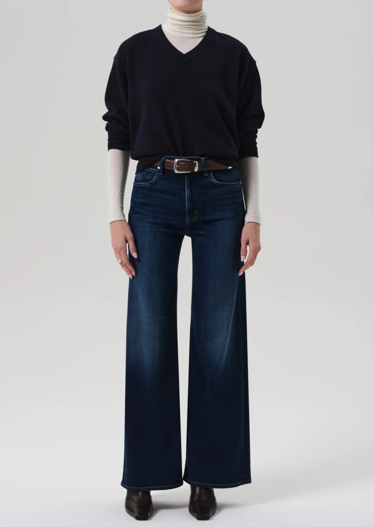 CITIZENS OF HUMANITY LYRA LONG WIDE LEG JEAN