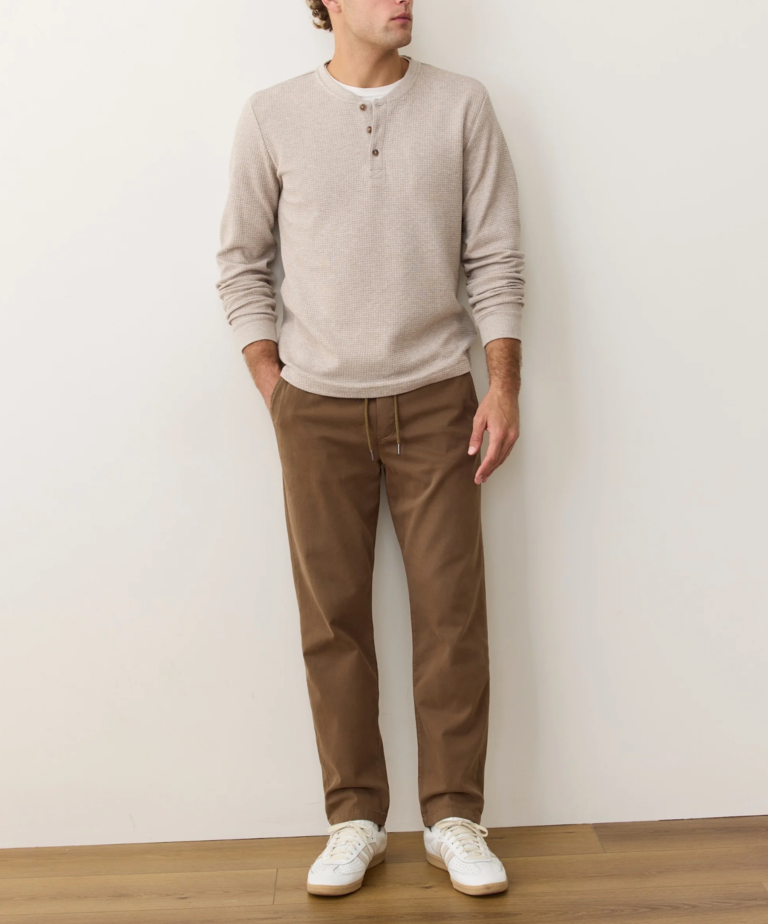 MARINE LAYER SATURDAY RELAXED FIT TWILL PANT