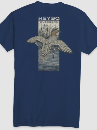 HEYBO HEYBO GREENWING TEAL TEE