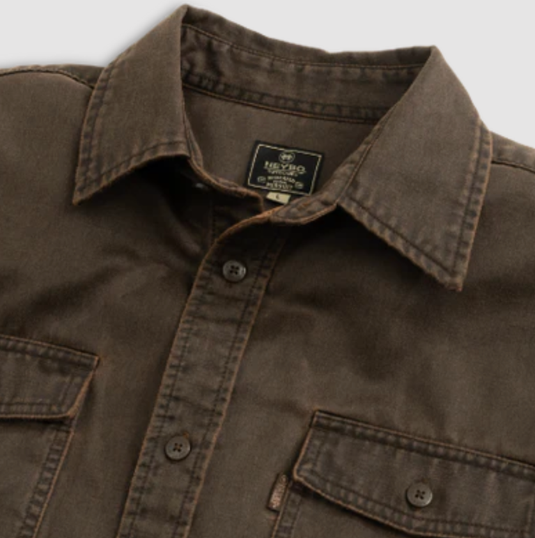HEYBO KEEL ANTIQUE COTTON BUTTON DOWN