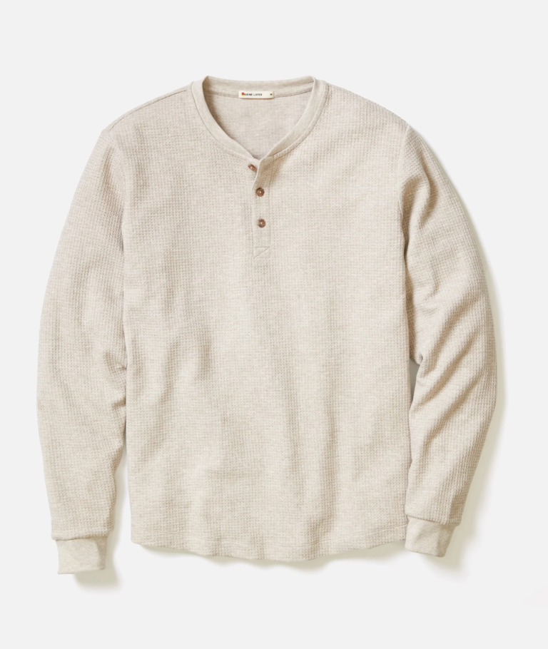 MARINE LAYER WAFFLE HENLEY
