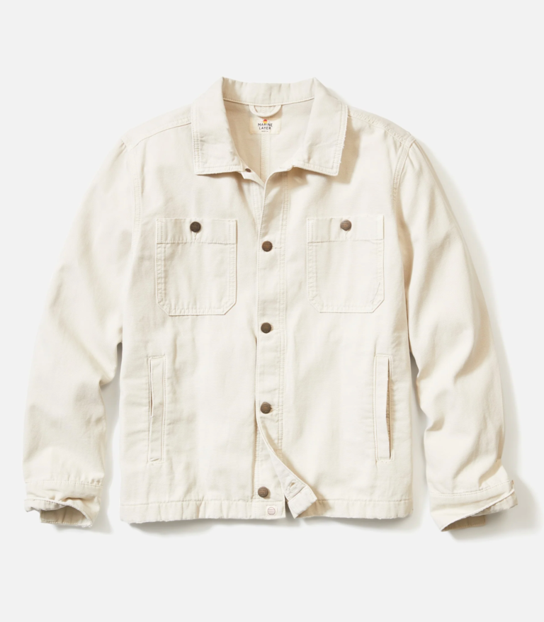 MARINE LAYER PATRICK CANVAS OVERSHIRT