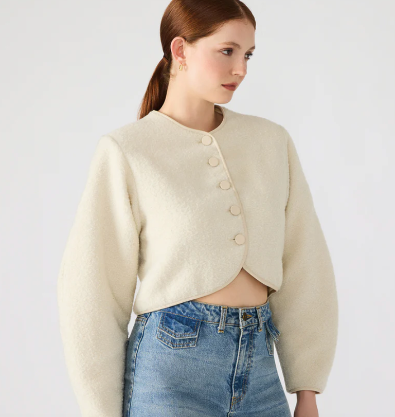 STEVE MADDEN EMILI JACKET CREAM