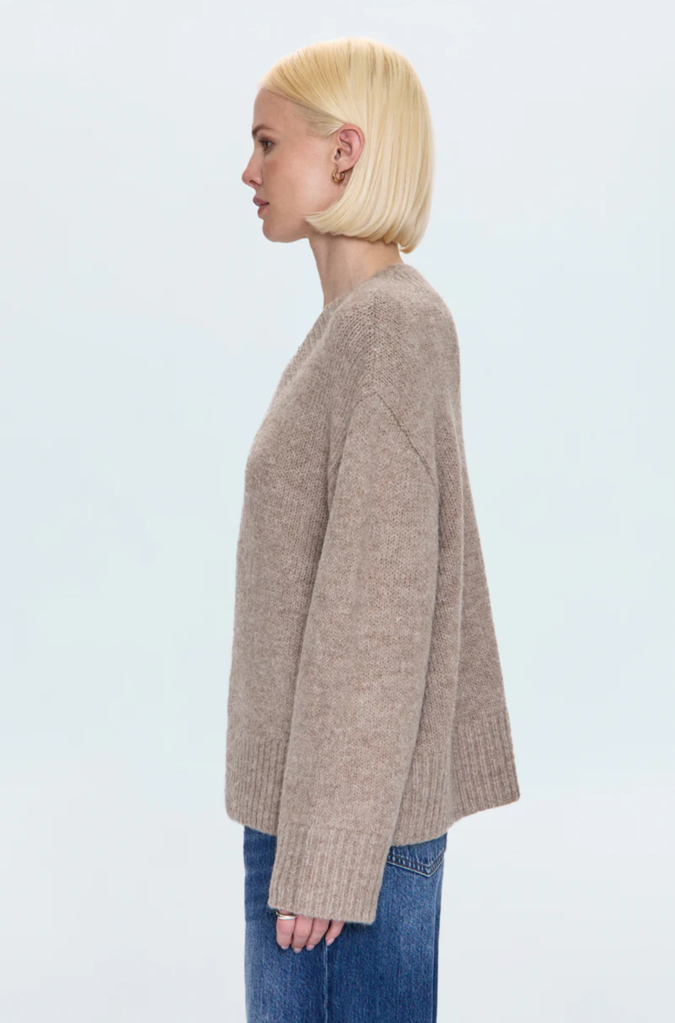 PISTOLA TALIA CHUNKY V-NECK LONG SLEEVE SWEATER
