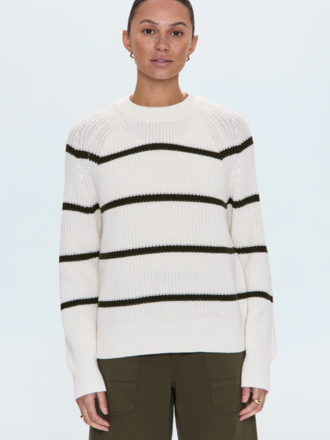 PISTOLA EDIE RAGLAN CREWNECK SWEATER