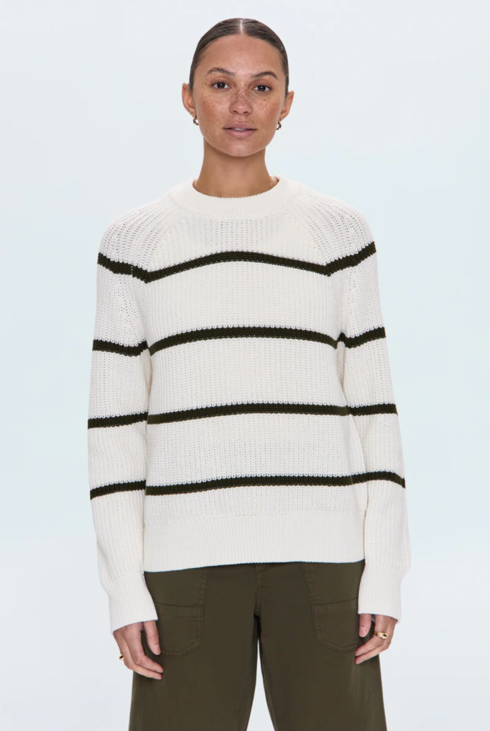 PISTOLA EDIE RAGLAN CREWNECK SWEATER