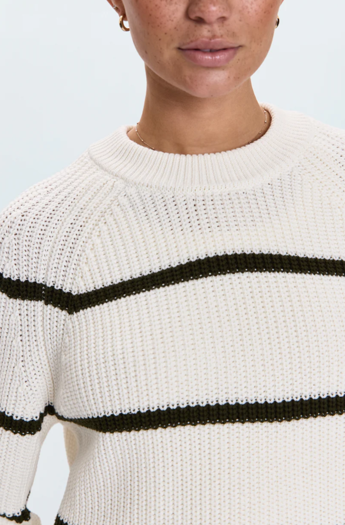 PISTOLA EDIE RAGLAN CREWNECK SWEATER