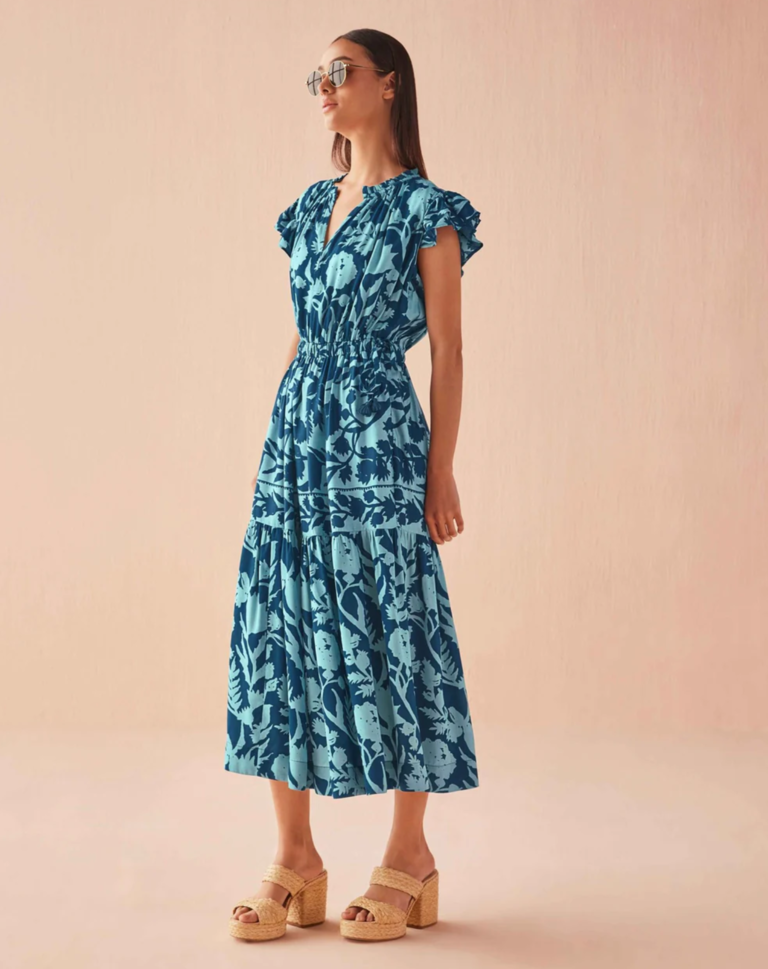 OMIKA WILLA MIDI DRESS