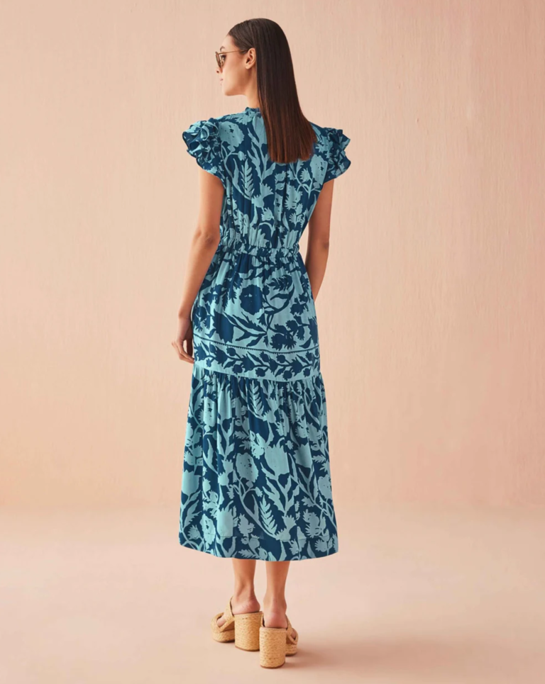 OMIKA WILLA MIDI DRESS