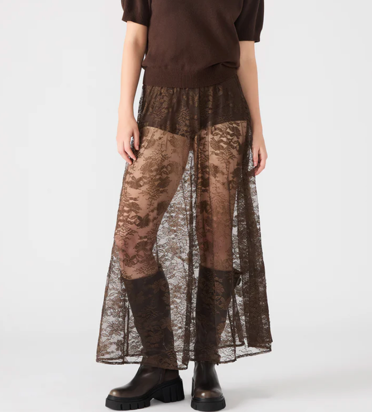 STEVE MADDEN GISELA SKIRT DARK ESPRESSO