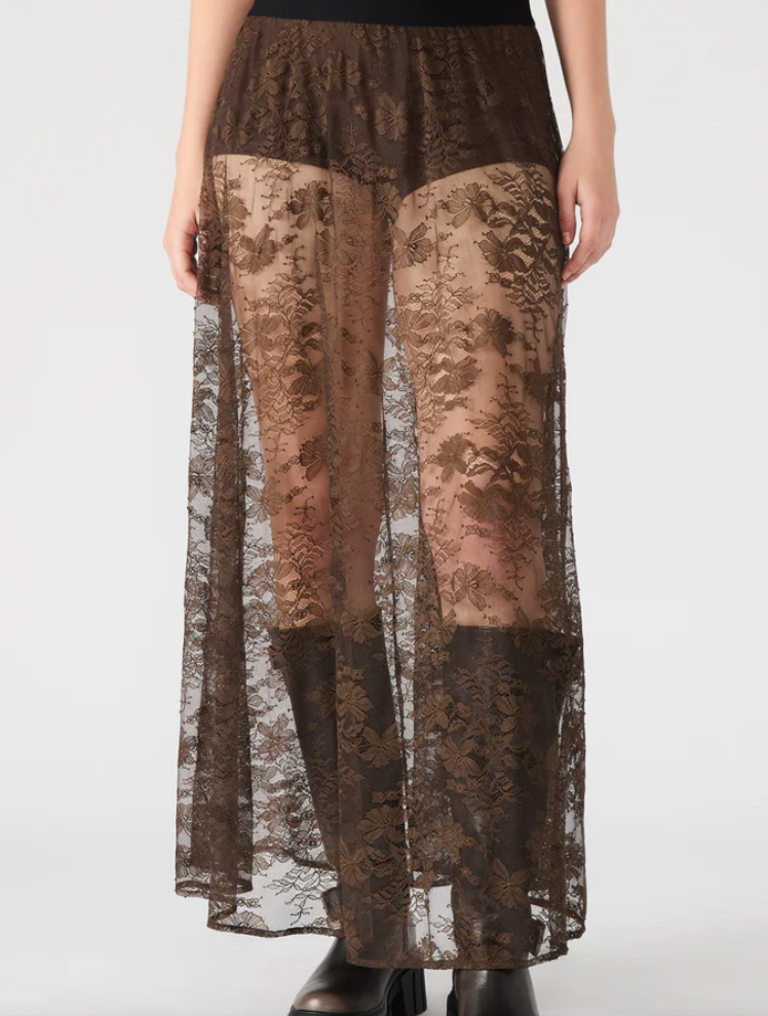 STEVE MADDEN GISELA SKIRT DARK ESPRESSO