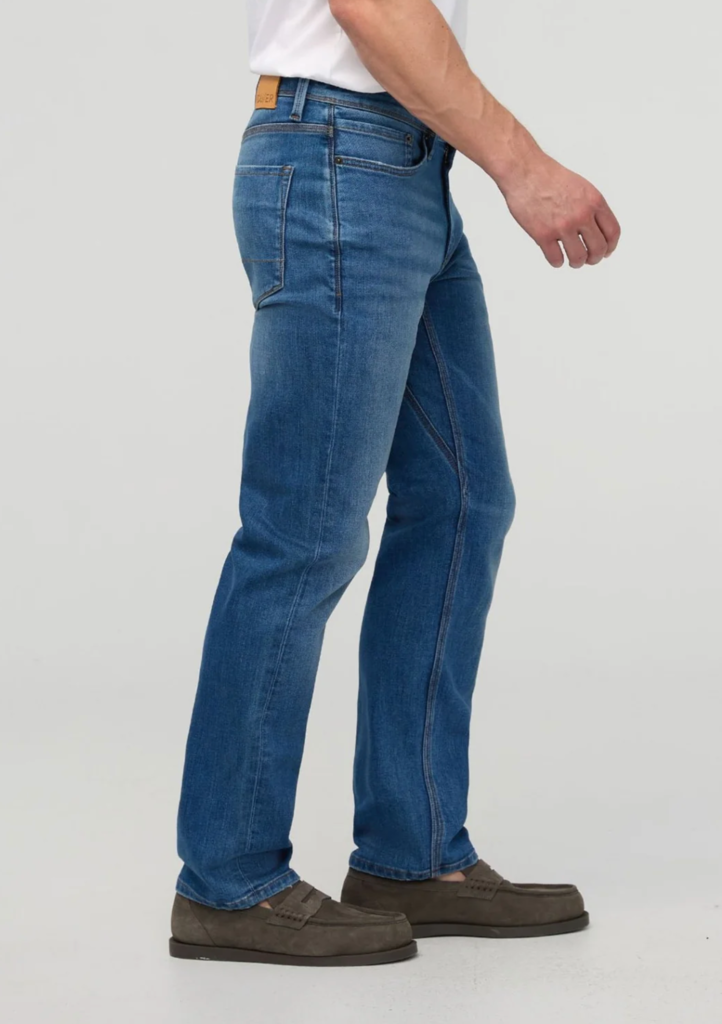 DU/ER PERFORMANCE DENIM+ STRAIGHT - ALPINE INDIGO