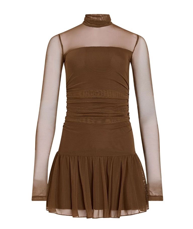 Amanda Uprichard RUMI DRESS MOCHA