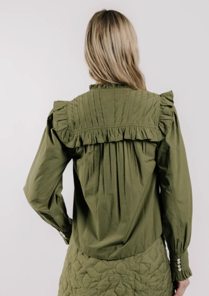 LOVE THE LABEL TALLUAH TOP OLIVE