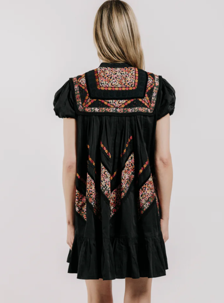 LOVE THE LABEL MOLLY MINI DRESS BLACK