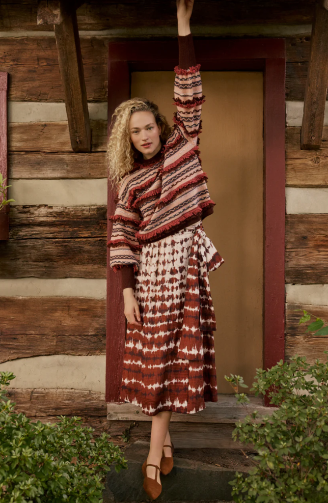 ESTINE WRAP SKIRT CATALONIA