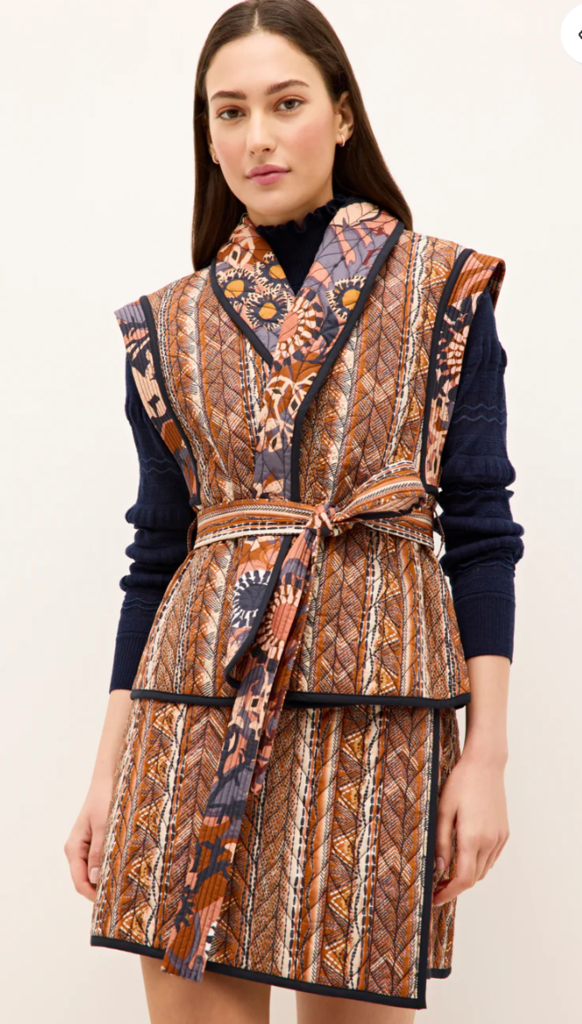BOWIE REVERSIBLE VEST KISMET