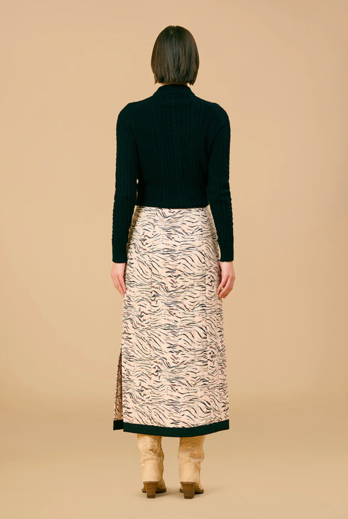 OLIVIA BY LIVRO HILA QUILTED MAXI SKIRT