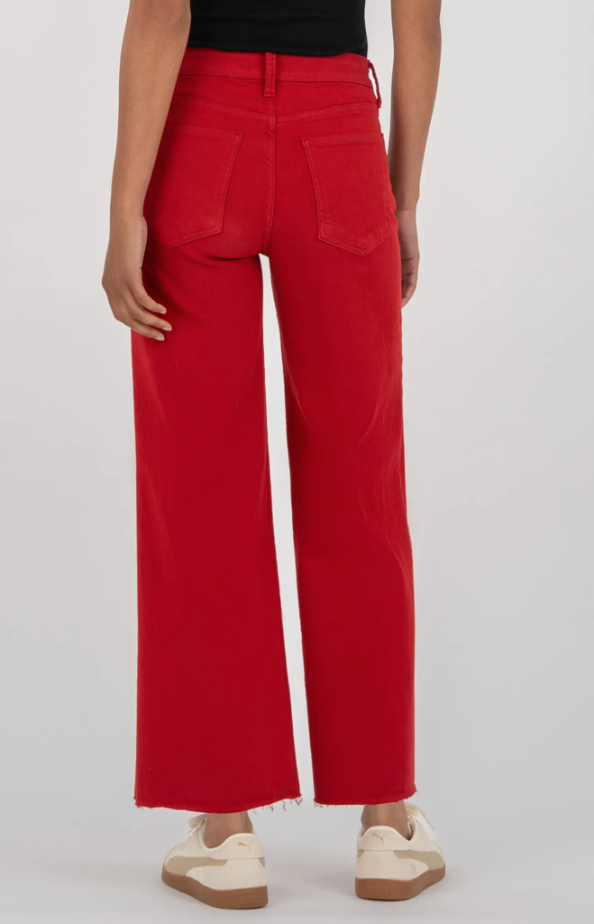 KUT MEG HIGH RISE FAB AB WIDE LEG
