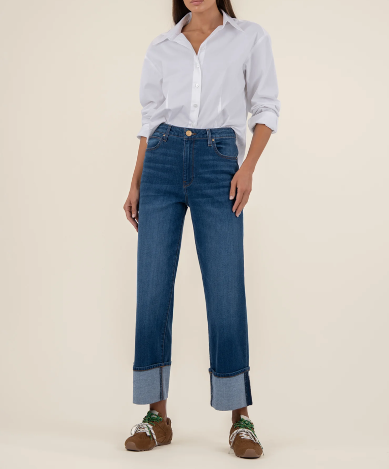 KUT SIENNA HIGH RISE STRAIGHT LEG