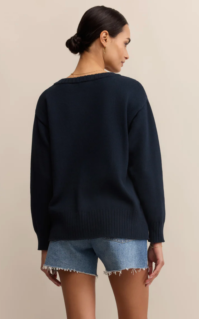 Z SUPPLY ALL AROUND V-NECK SWEATER