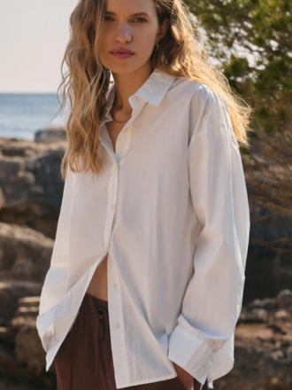 Z SUPPLY ELEVATED POPLIN BUTTON UP