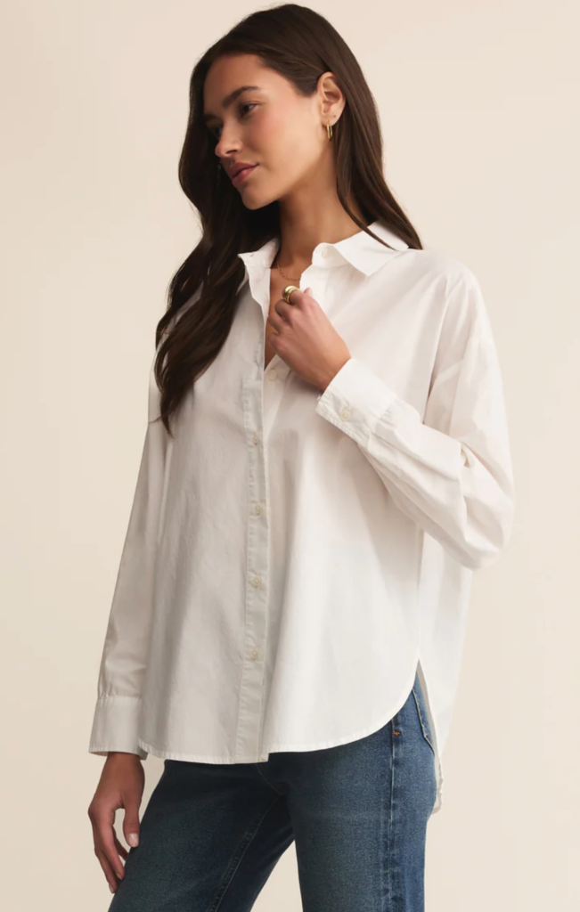 Z SUPPLY ELEVATED POPLIN BUTTON UP