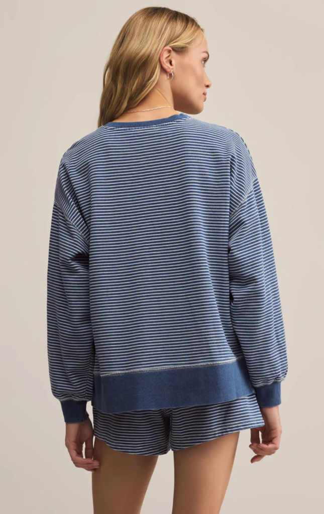 Z SUPPLY APOLLO STRIPED SWEATSHIRT