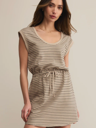 Z SUPPLY DAYSHIFT STRIPED MINI DRESS
