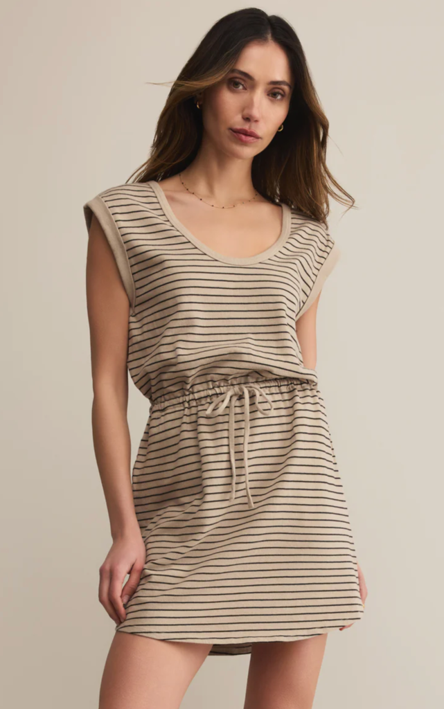 Z SUPPLY DAYSHIFT STRIPED MINI DRESS