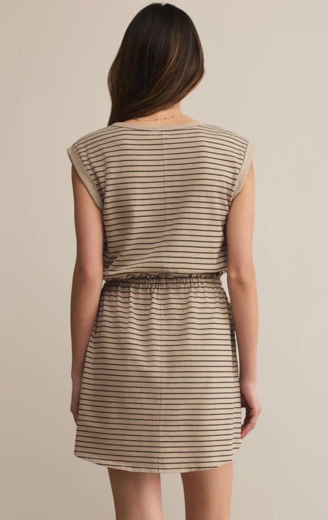 Z SUPPLY DAYSHIFT STRIPED MINI DRESS