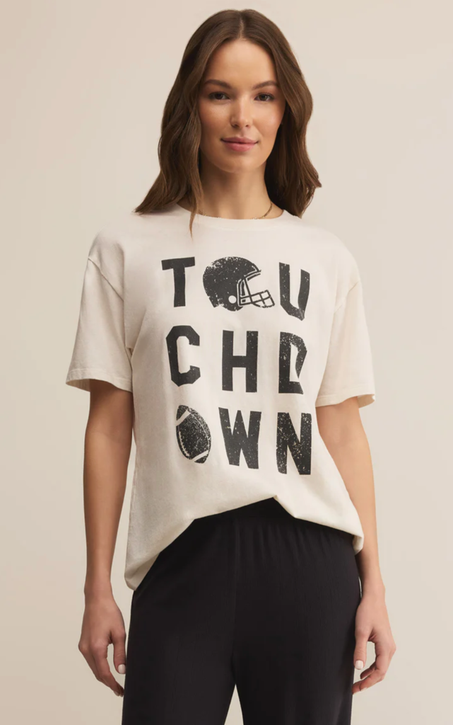 Z SUPPLY BOYFRIEND TOUCHDOWN TEE