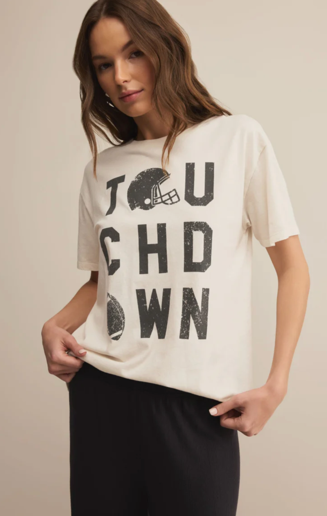 Z SUPPLY BOYFRIEND TOUCHDOWN TEE