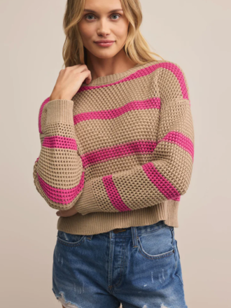 Z SUPPLY BROADBEACH STRIPED SWEATER