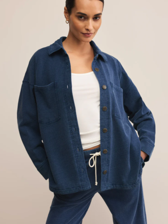 Z SUPPLY ALL DAY KNIT DENIM JACKET