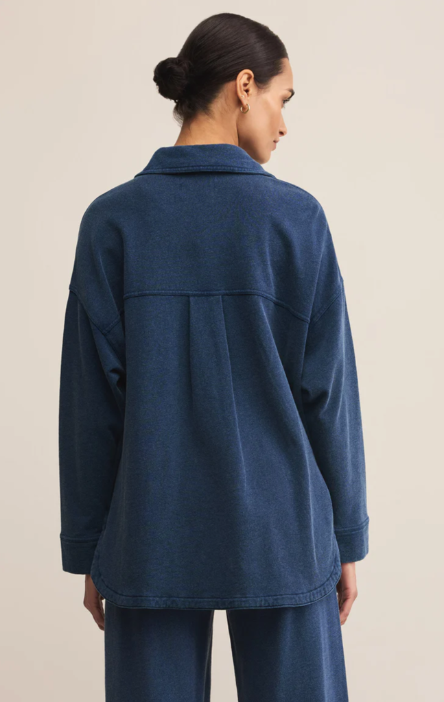 Z SUPPLY ALL DAY KNIT DENIM JACKET