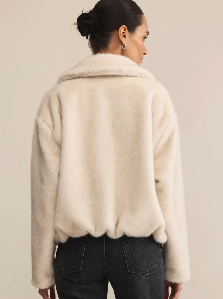 Z SUPPLY AMETHYST FAUX FUR JACKET