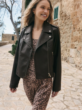 Z SUPPLY ALCHEMY MOTO FAUX LEATHER JACKET