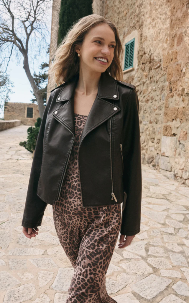 Z SUPPLY ALCHEMY MOTO FAUX LEATHER JACKET