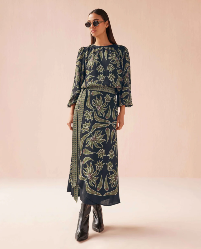 OMIKA NALINI WRAP SKIRT