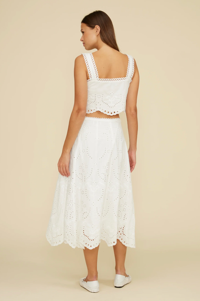 Lucy Paris CORALINE EYELET SKIRT