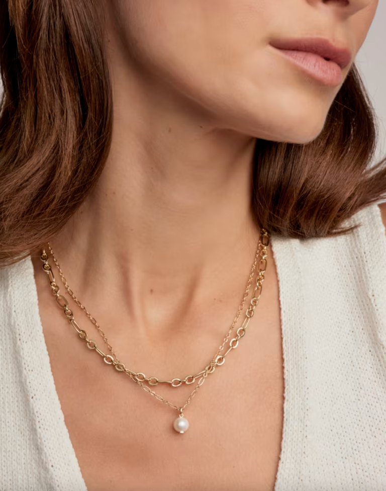 ASHTON GOLD MULTI STRAND NECKLACE