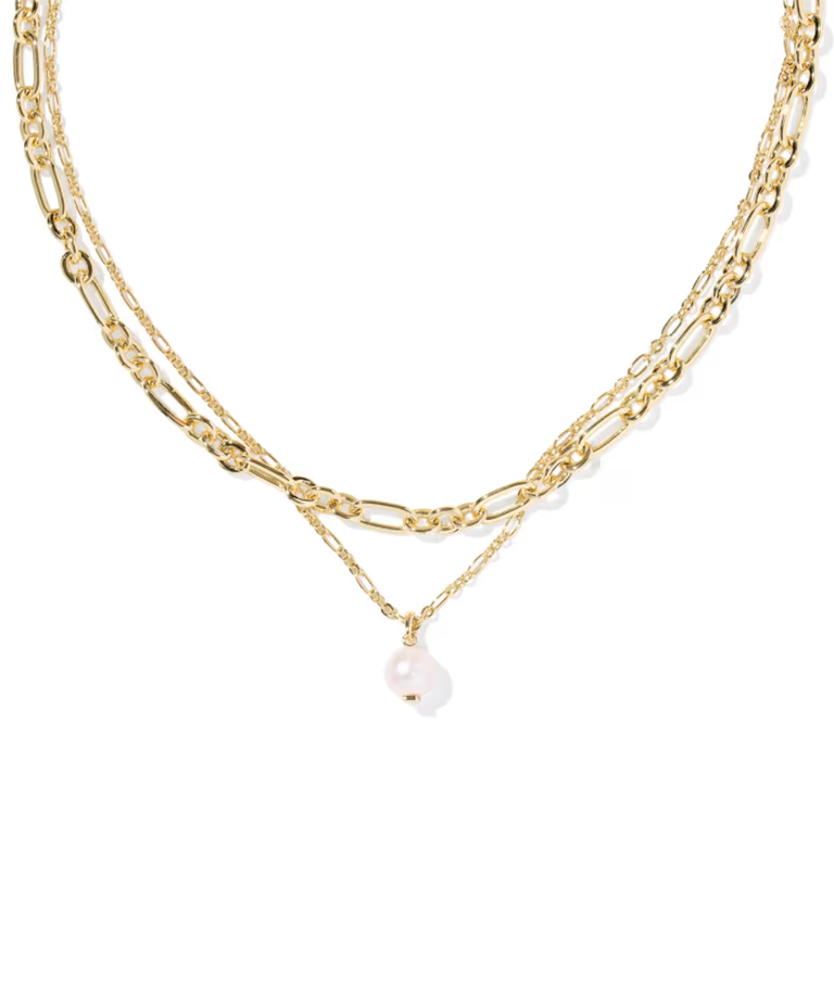 ASHTON GOLD MULTI STRAND NECKLACE