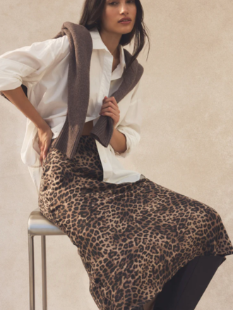 Z SUPPLY IZABEL LEOPARD SKIRT