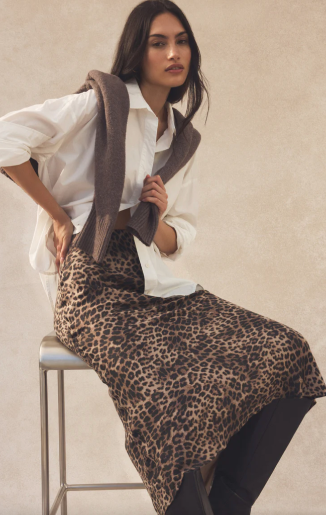 Z SUPPLY IZABEL LEOPARD SKIRT
