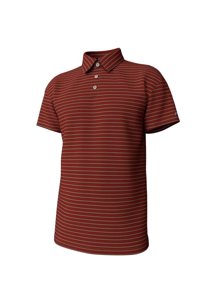 SOUTHERN POINT HORIZON STRIPE PERFORMANCE POLO