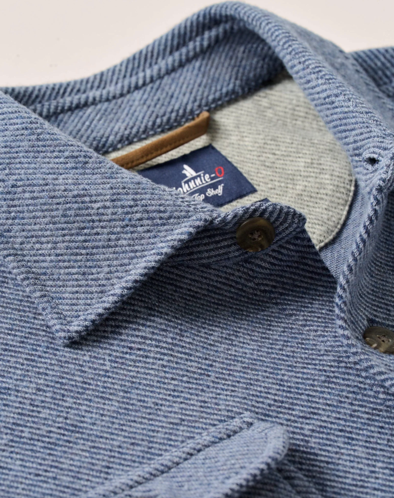 JOHNNIE-O CARL STRETCH KNIT FLANNEL LODGE SHIRT